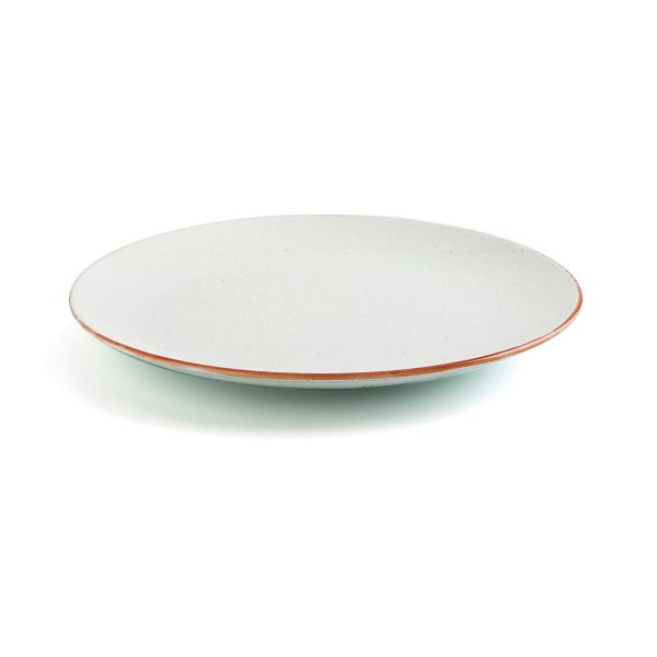 Flat plate Ariane Terra Ceramic Beige (Ø 29 cm) (6 Units) Cheap