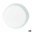 Serving Platter Luminarc Smart Cuisine Circular White Glass Ø 28 cm (6 Units) For Cheap