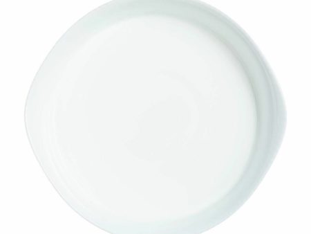 Serving Platter Luminarc Smart Cuisine Circular White Glass Ø 28 cm (6 Units) For Cheap