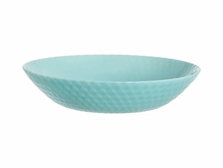 Deep Plate Luminarc Pampille Turquoise Glass (20 cm) (24 Units) Sale