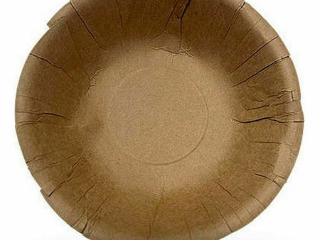 Set of bowls Algon Disposable kraft paper 6 Pieces 450 ml (24 Units) Supply