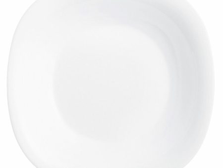 Deep Plate Luminarc Carine White Glass (Ø 23,5 cm) (24 Units) Online Sale