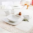 Dessert dish Ariane Vita Squared Ceramic White (20 x 17 cm) (12 Units) Online