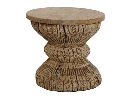 Side table Home ESPRIT Natural Teak 45 x 45 x 43 cm For Cheap