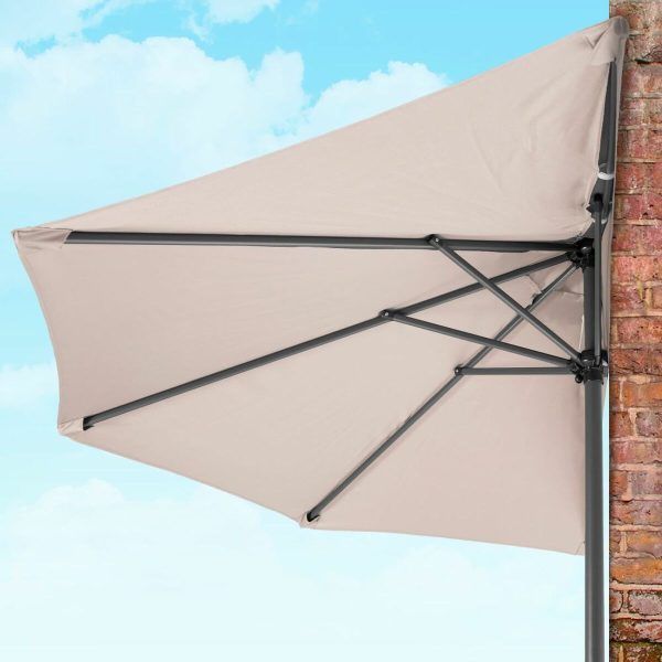 Sunshade 240 x 125 x 250 cm Taupe Aluminium Online now