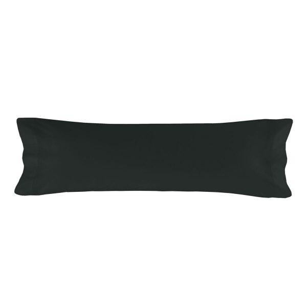 Pillowcase HappyFriday BASIC Black 45 x 125 cm For Sale