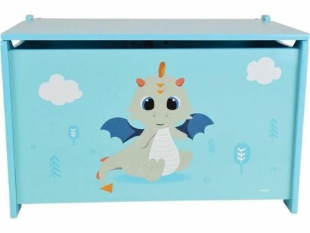 Chest Fun House LEON THE DRAGON Wood 40 x 58 x 36 cm Supply