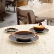 Flat plate Ariane Decor Ceramic Brown (Ø 15 cm) (24 Units) Supply