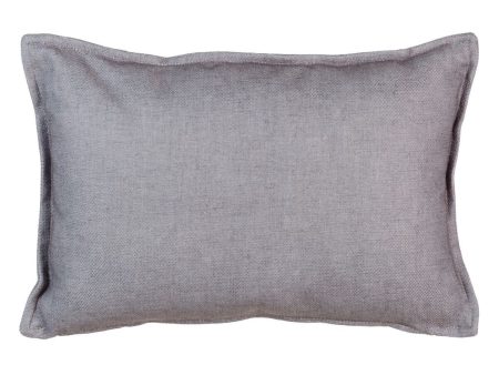 Cushion Polyester Light grey 45 x 30 cm Online