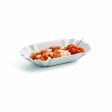 Snack tray Quid Gastro Fun White Ceramic 20,5 x 11 x 3,5 cm (12 Units) (Pack 12x) Cheap