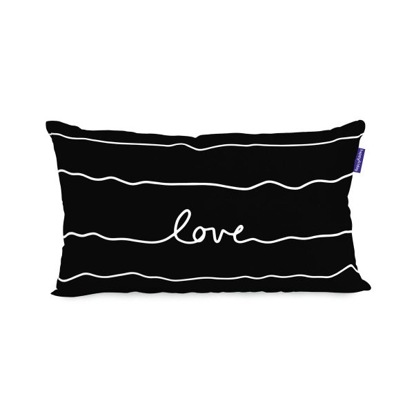 Cushion cover HappyFriday Blanc My love Multicolour 2 Pieces Supply