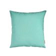 Cushion cover Turquoise (60 x 0,5 x 60 cm) (12 Units) Fashion