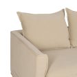 3-Seater Sofa Beige 220 x 95 x 90 cm Online Hot Sale