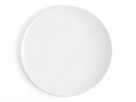 Flat plate Ariane Coupe Ceramic White (Ø 31 cm) (6 Units) Fashion