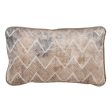 Cushion Beige Geometric 50 x 30 cm Sale