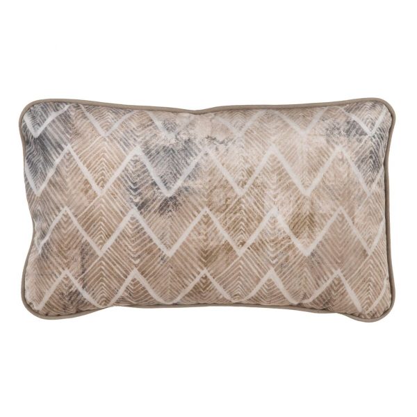 Cushion Beige Geometric 50 x 30 cm Sale