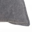 Cushion Dark grey 45 x 45 cm Sale