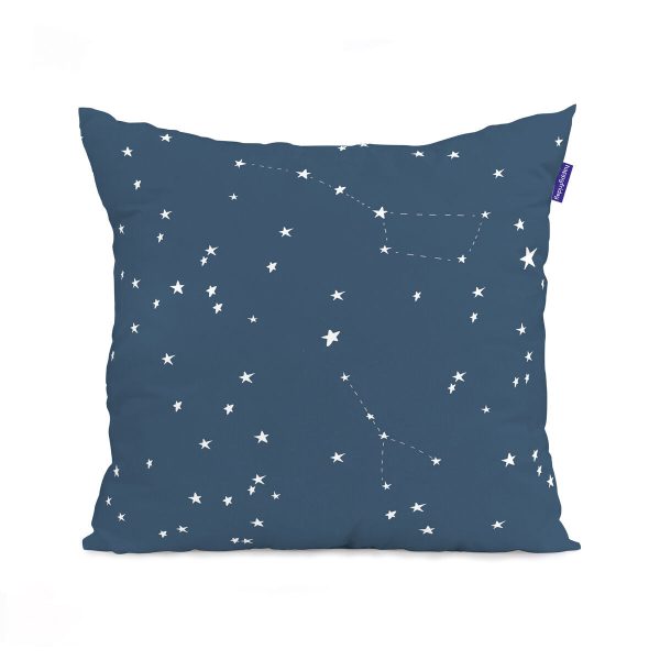 Cushion cover HappyFriday Blanc Constellation Multicolour 2 Pieces on Sale