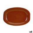 Serving Platter Raimundo Barro Profesional Baked clay Brown 6 Units 36 x 25 cm Cheap