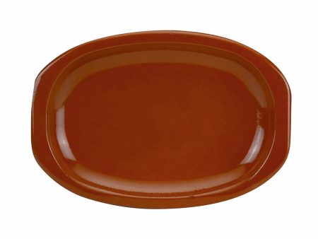 Serving Platter Raimundo Barro Profesional Baked clay Brown 6 Units 36 x 25 cm Cheap