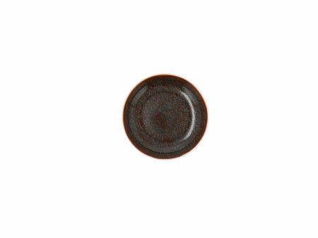 Flat plate Ariane Decor Ceramic Brown (10 cm) (24 Units) For Sale