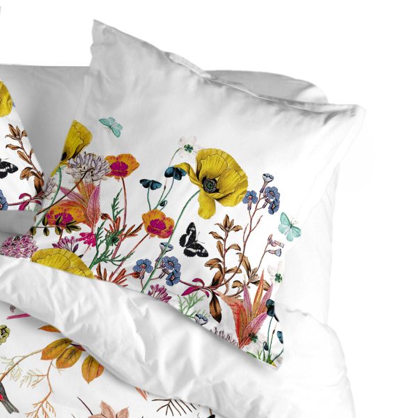 Pillowcase HappyFriday Birds of paradise Multicolour 60 x 60 cm Supply