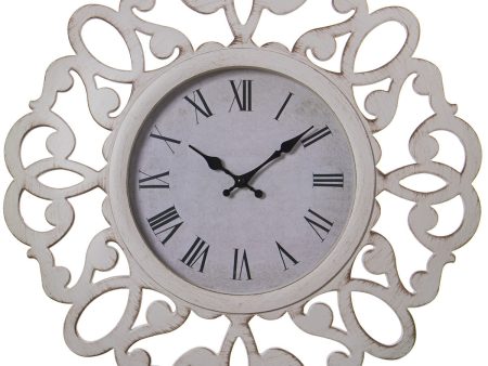 Wall Clock Alexandra House Living White Plastic 50 x 4 x 50 cm on Sale