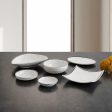 Flat Plate Quid Select Filo White Black Plastic 21,3 x 15 cm (12 Units) Sale