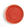 Flat plate Ariane Terra Ceramic Red (Ø 29 cm) (6 Units) For Discount