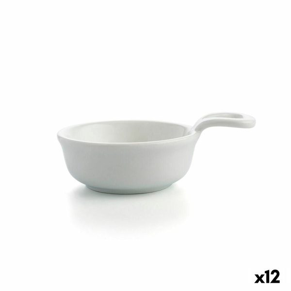 Bowl Quid Select Mini Ceramic White 8,5 cm (12 Units) Hot on Sale