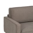 3-Seater Sofa Taupe 213 x 87 x 90 cm Online Sale