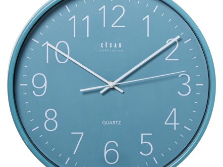 Wall Clock Alexandra House Living Blue Acrylic Plastic 38 x 5 x 38 cm Cheap