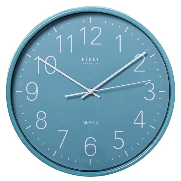 Wall Clock Alexandra House Living Blue Acrylic Plastic 38 x 5 x 38 cm Cheap