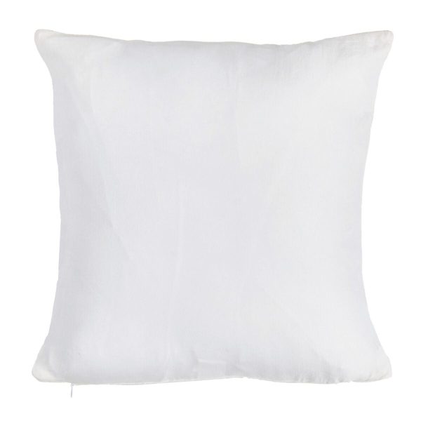 Cushion Cream 40 x 40 cm Squared Floral Supply