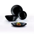 Bowl Luminarc Harena Soup 20 cm Black Glass (24 Units) For Cheap