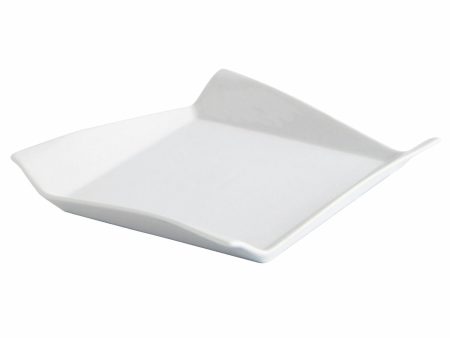 Flat Plate Quid Gastro Fresh White Ceramic Sandwich (8 Units) on Sale