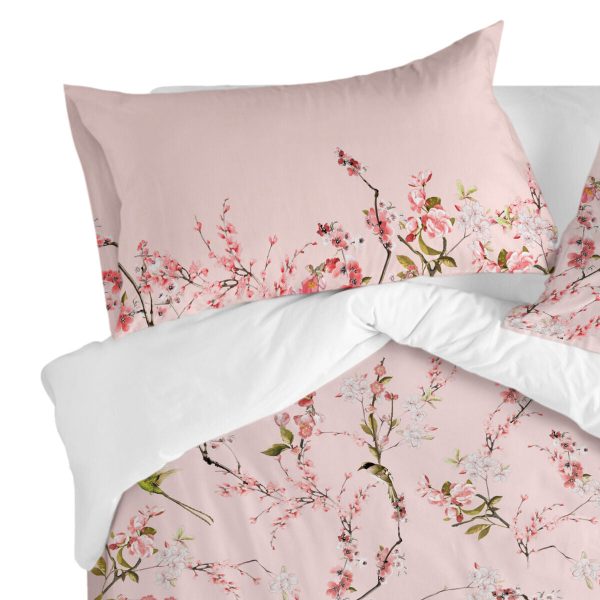 Pillowcase HappyFriday Chinoiserie rose Multicolour 50 x 75 cm (2 Units) Hot on Sale