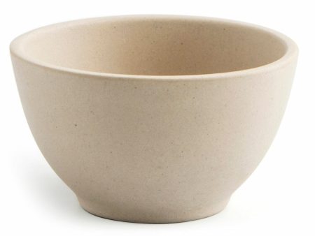 Bowl Quid Mineral Ceramic Beige (9 x 5 cm) (18 Units) Sale