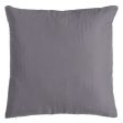 Cushion Grey 60 x 60 cm Squared Cheap