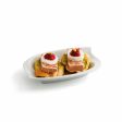 Plate Quid Gastro Fun Small White Ceramic 15,5 x 10 cm (12 Units) (Pack 12x) Fashion