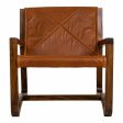 Armchair Alexandra House Living Coffee 80 x 67 x 80 cm Upholstery Hot on Sale