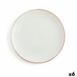 Flat plate Ariane Terra Ceramic Beige (Ø 29 cm) (6 Units) Cheap