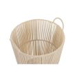 Basket set DKD Home Decor Beige Metal 42 x 42 x 51 cm 3 Pieces Online