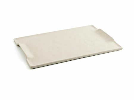 Snack tray Quid Mineral Gres Beige Ceramic 30 x 18 cm (6 Units) Fashion