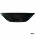 Bowl Luminarc Harena Soup 20 cm Black Glass (24 Units) For Cheap