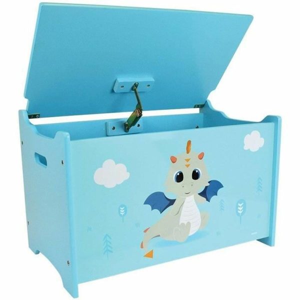 Chest Fun House LEON THE DRAGON Wood 40 x 58 x 36 cm Supply