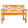 Bench Alexandra House Living Orange Fir wood 65 x 68 x 120 cm Online Hot Sale