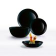 Bowl Luminarc Diwali Noir Black Glass Tempered glass 14,5 cm (24 Units) Online Sale