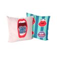 Cushion cover HappyFriday Aware Lips Multicolour 50 x 50 cm 2 Pieces Online Hot Sale