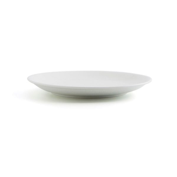 Flat plate Ariane Vital Coupe Ceramic White (Ø 21 cm) (12 Units) For Sale